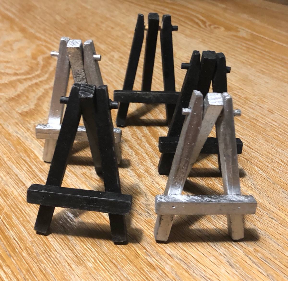 Vends lot 5 mini chevalets bois