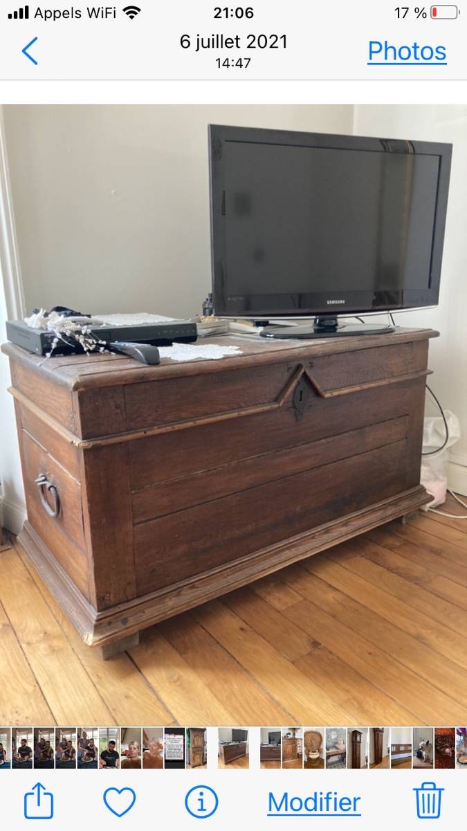 Vends coffre 13ème siècle