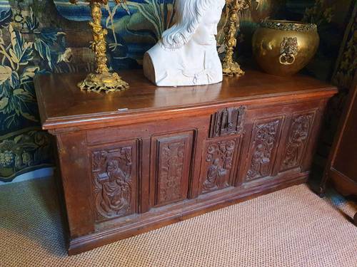 Vends coffre à bois