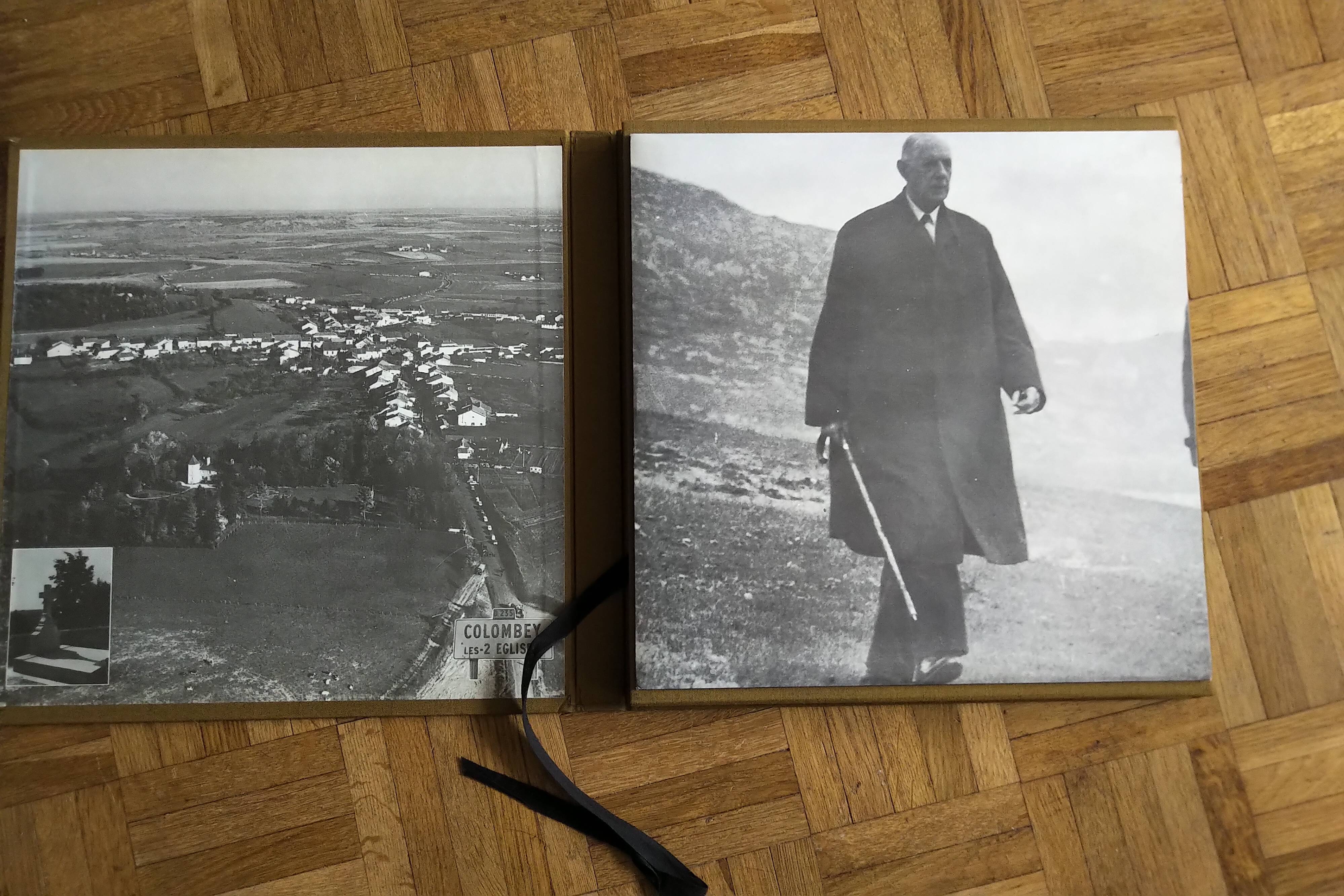 Vends rare coffret 3 d. 33T Général De Gaulle - cérémonie messe, décès - emboitage luxe