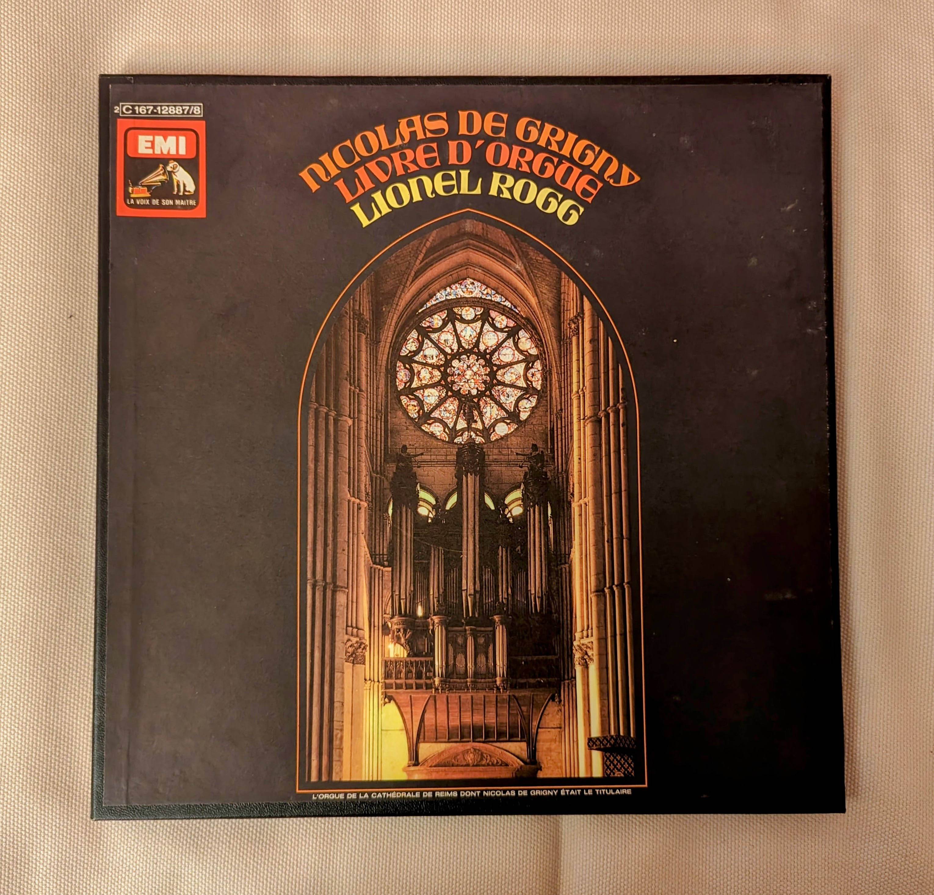 Vends coffret 2 vinyles Nicolas de Grigny (orgue)