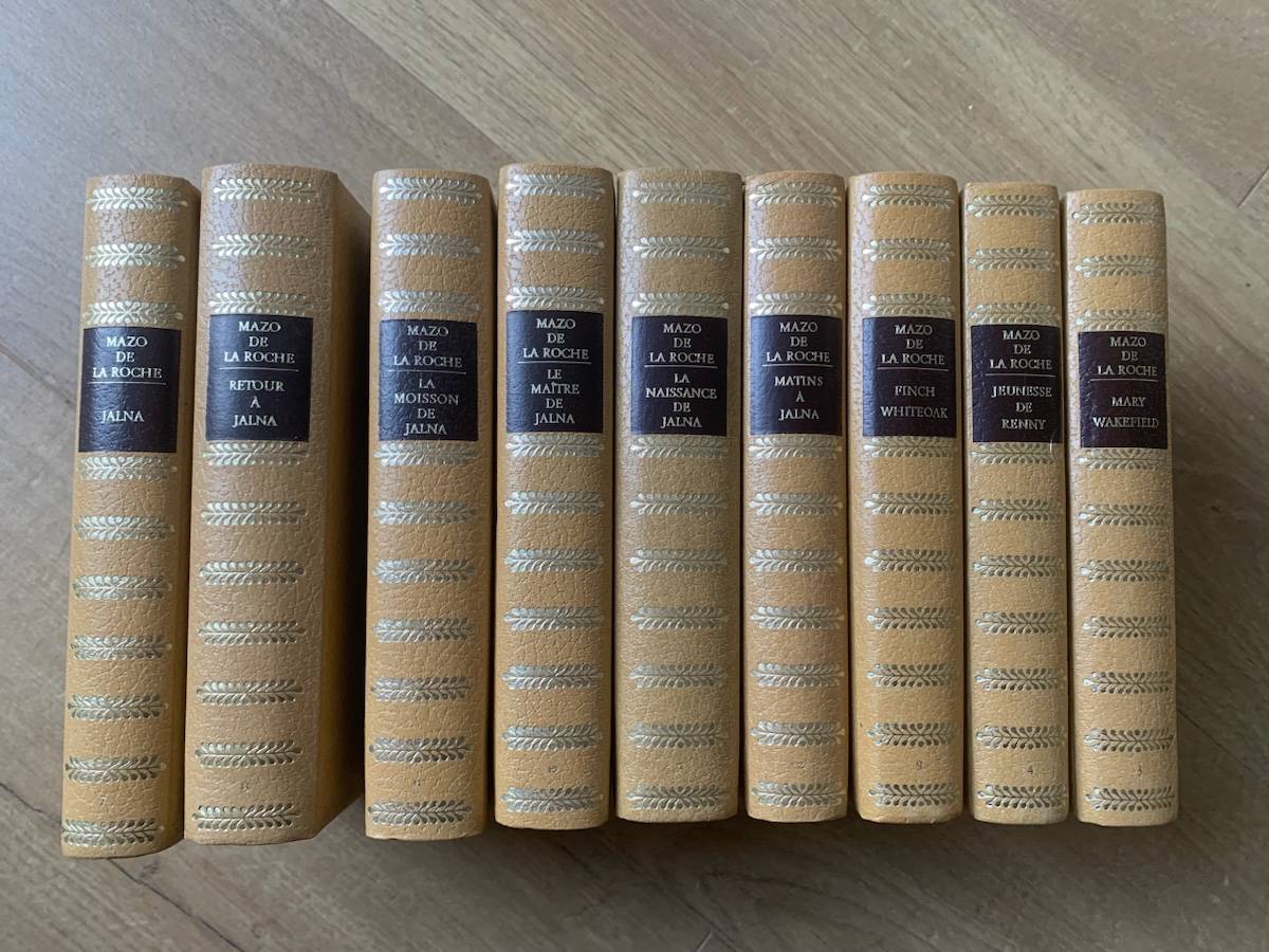 Vends collection complète des Jalna de Mazo de la Roche