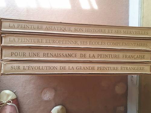 Vends collection de livres sur la peinture et la sculpture