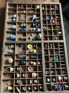 Vends collection miniatures et son cadre d’imprimeur
