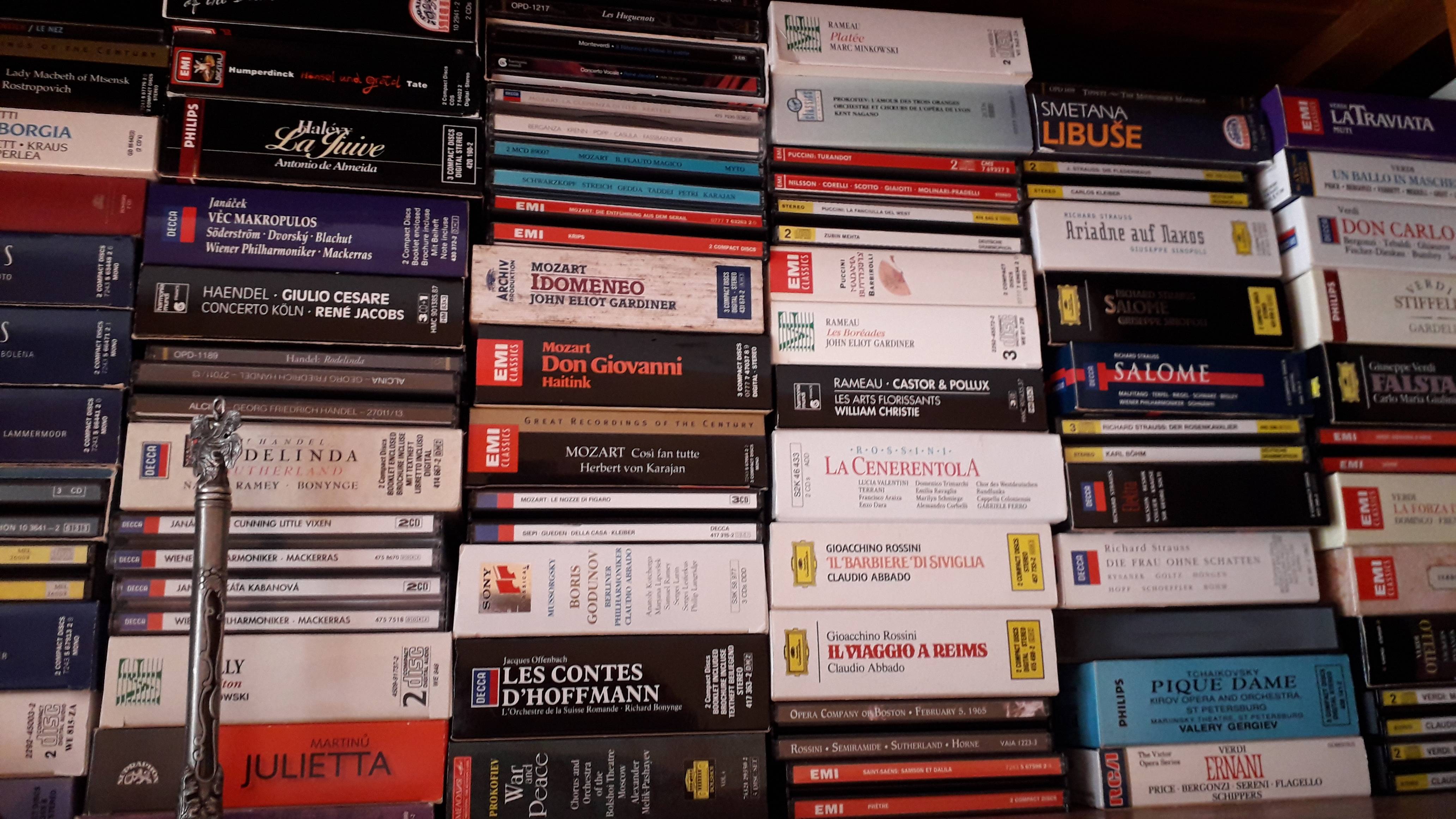 Vends collection CD d’’opéra
