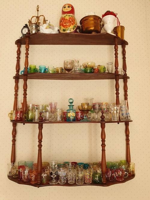 Vends collection de verres émaillés