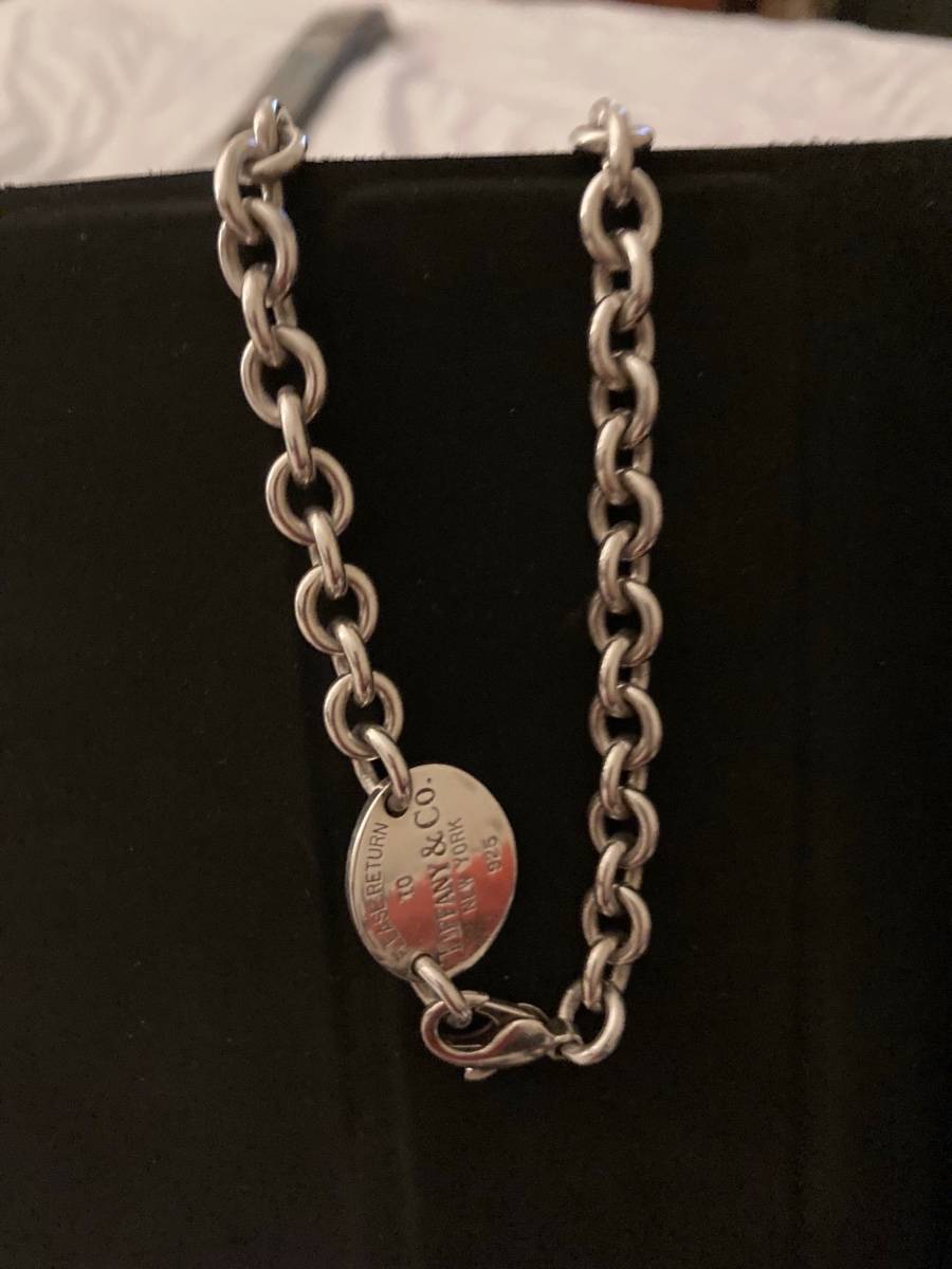 Vends collier et bracelet Tiffany argent massif