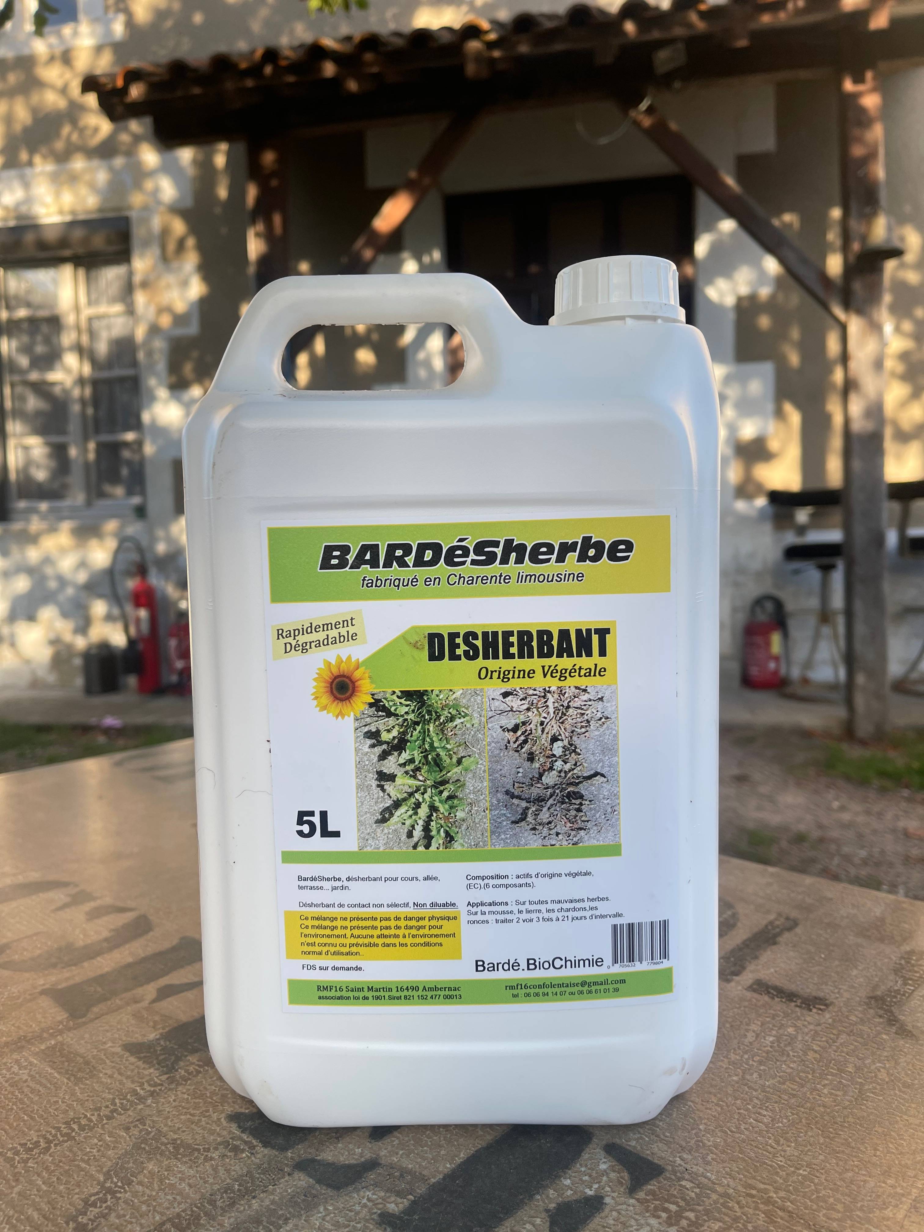 Vends désherbant bio