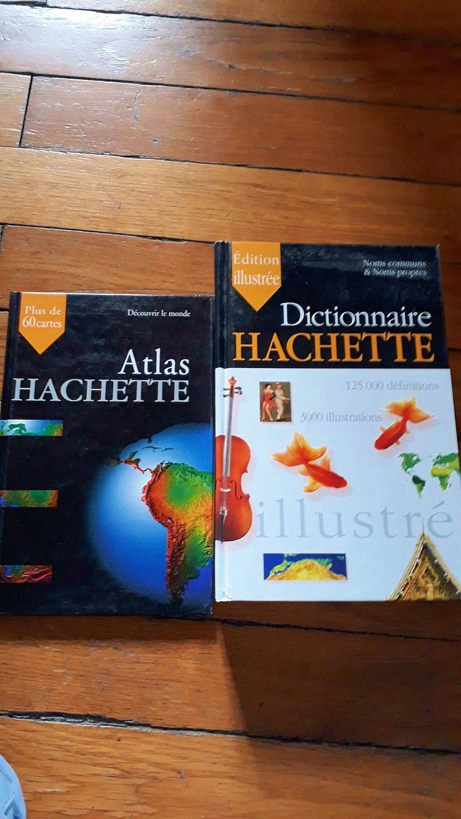Vends le Dictionnaire & Atlas Hachette édition illustrée