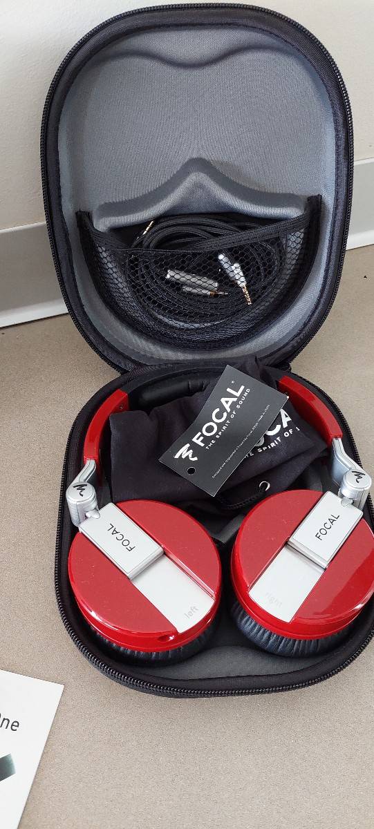 Vends casque Focal Spirit One, rouge - très bon état