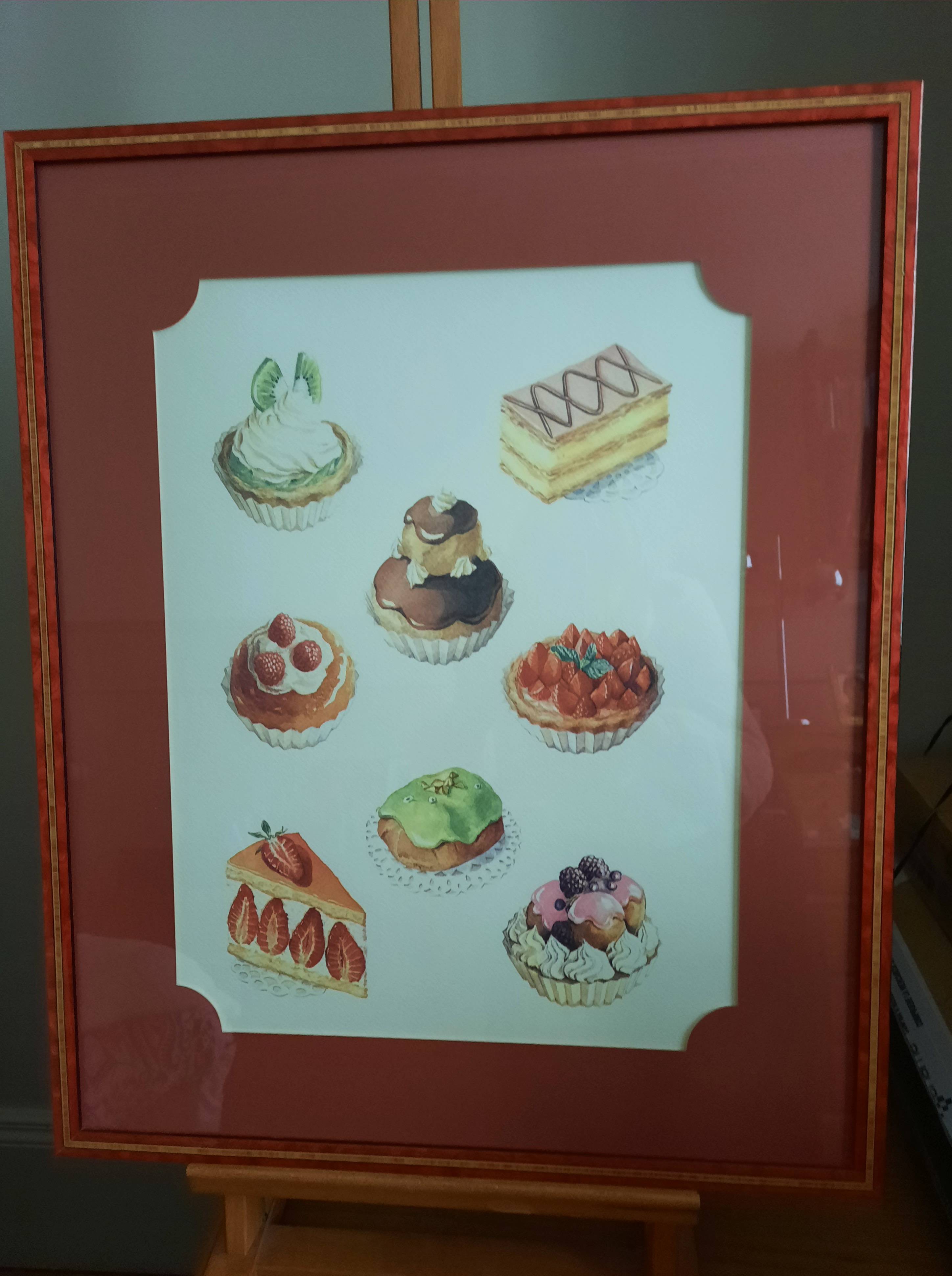 Vends encadrements décor cuisine