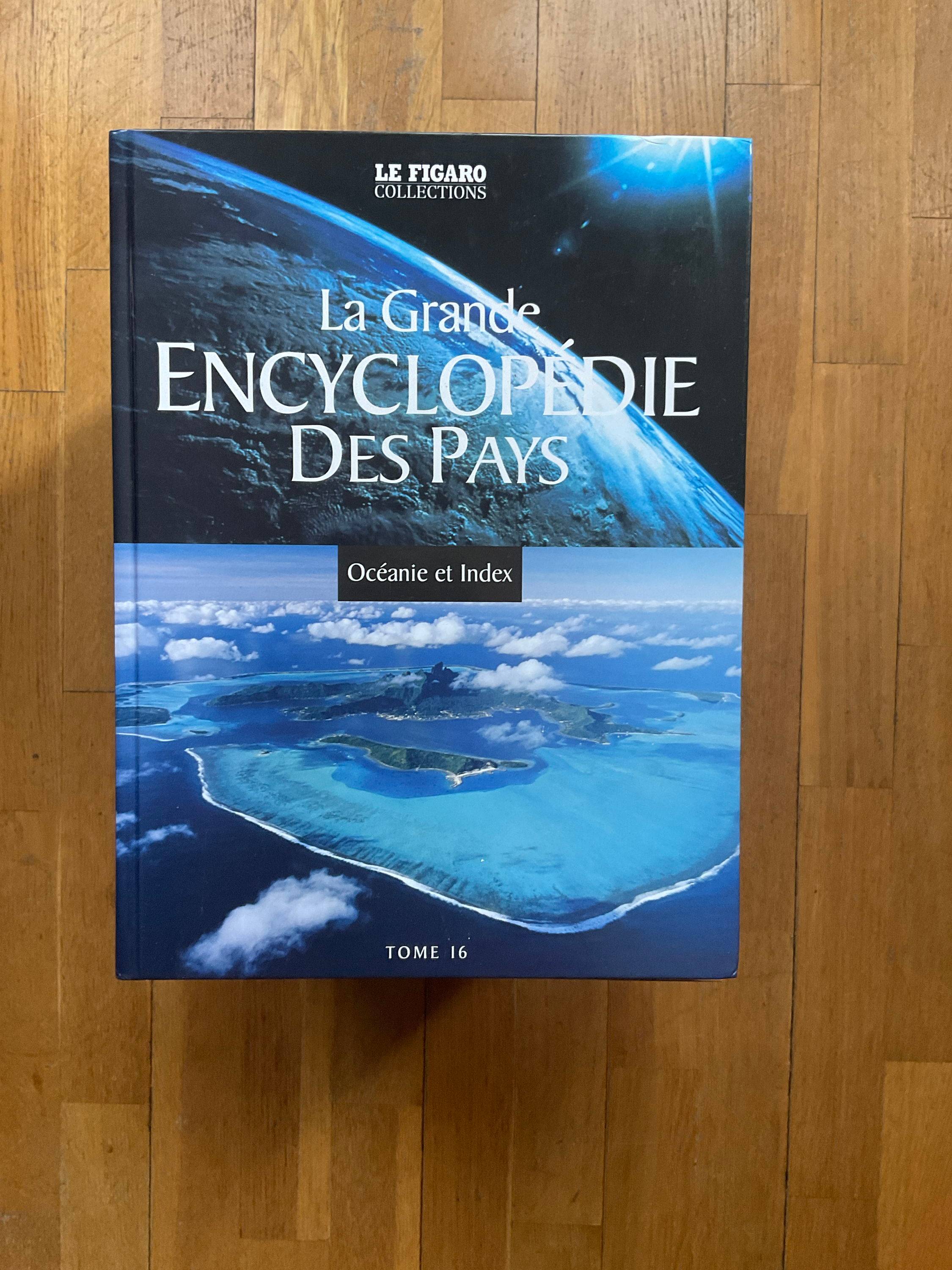 Vends encyclopédie des pays et du monde
