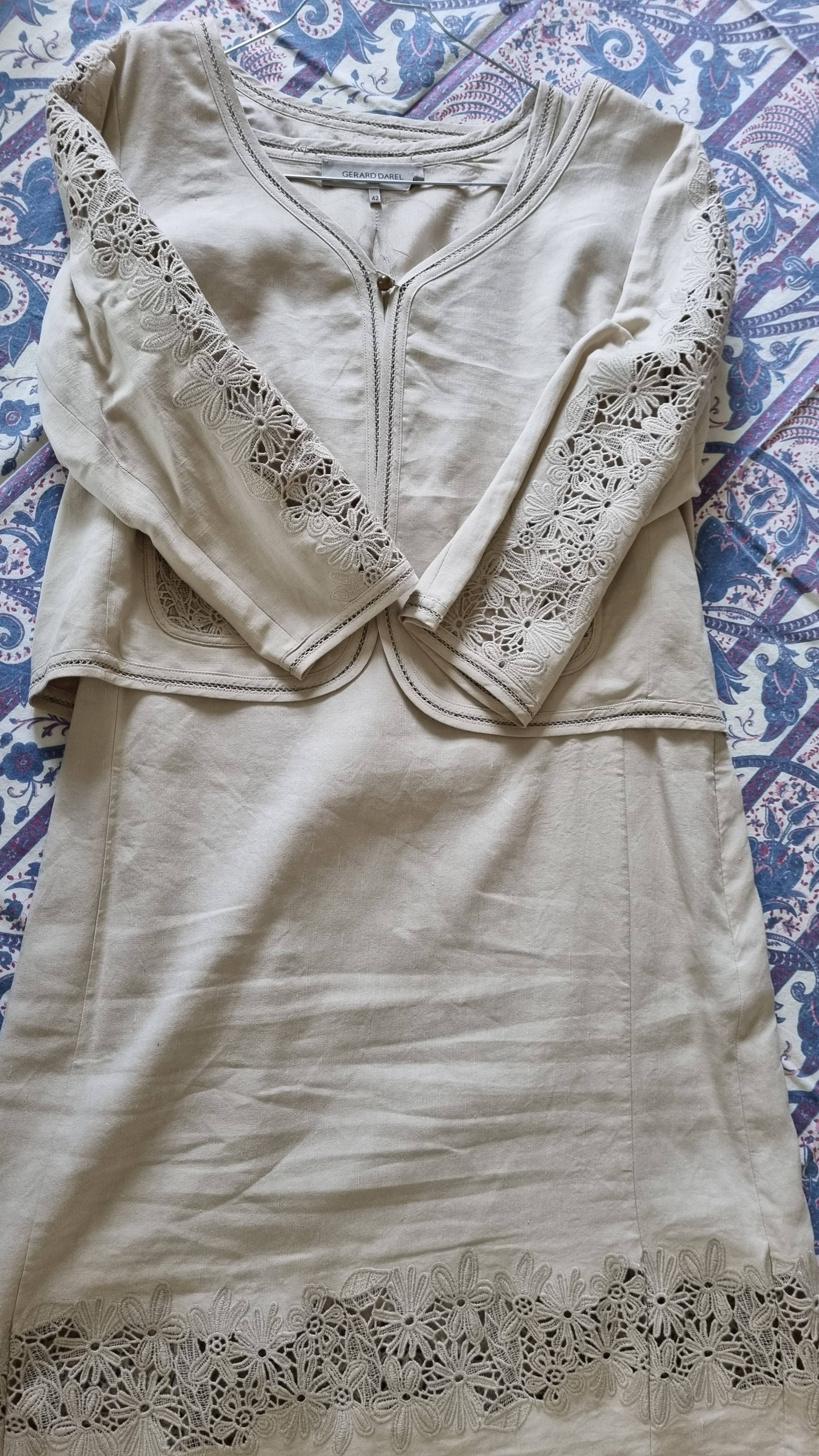 Vends ensemble veste + robe G.Darel taille 42