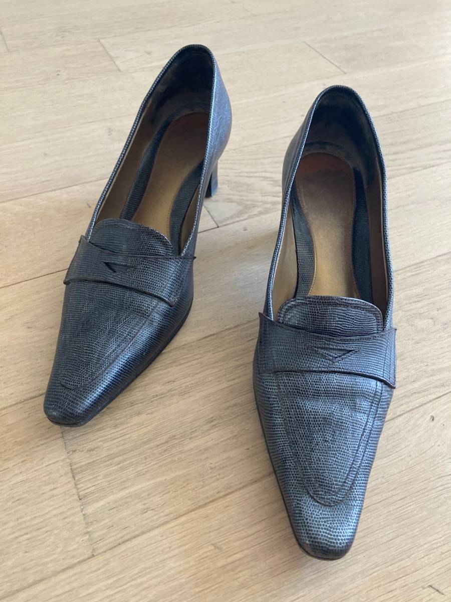 Vends escarpins Manfield gris irisés