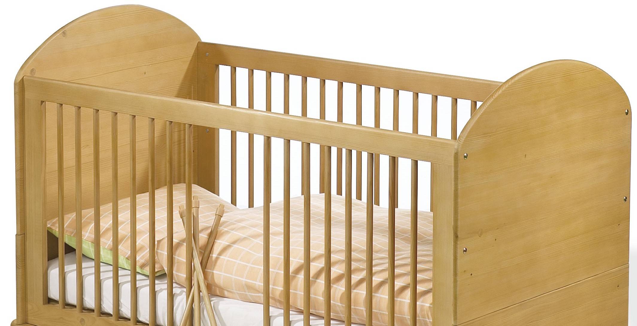 Vends lit bébé évolutif pin massif