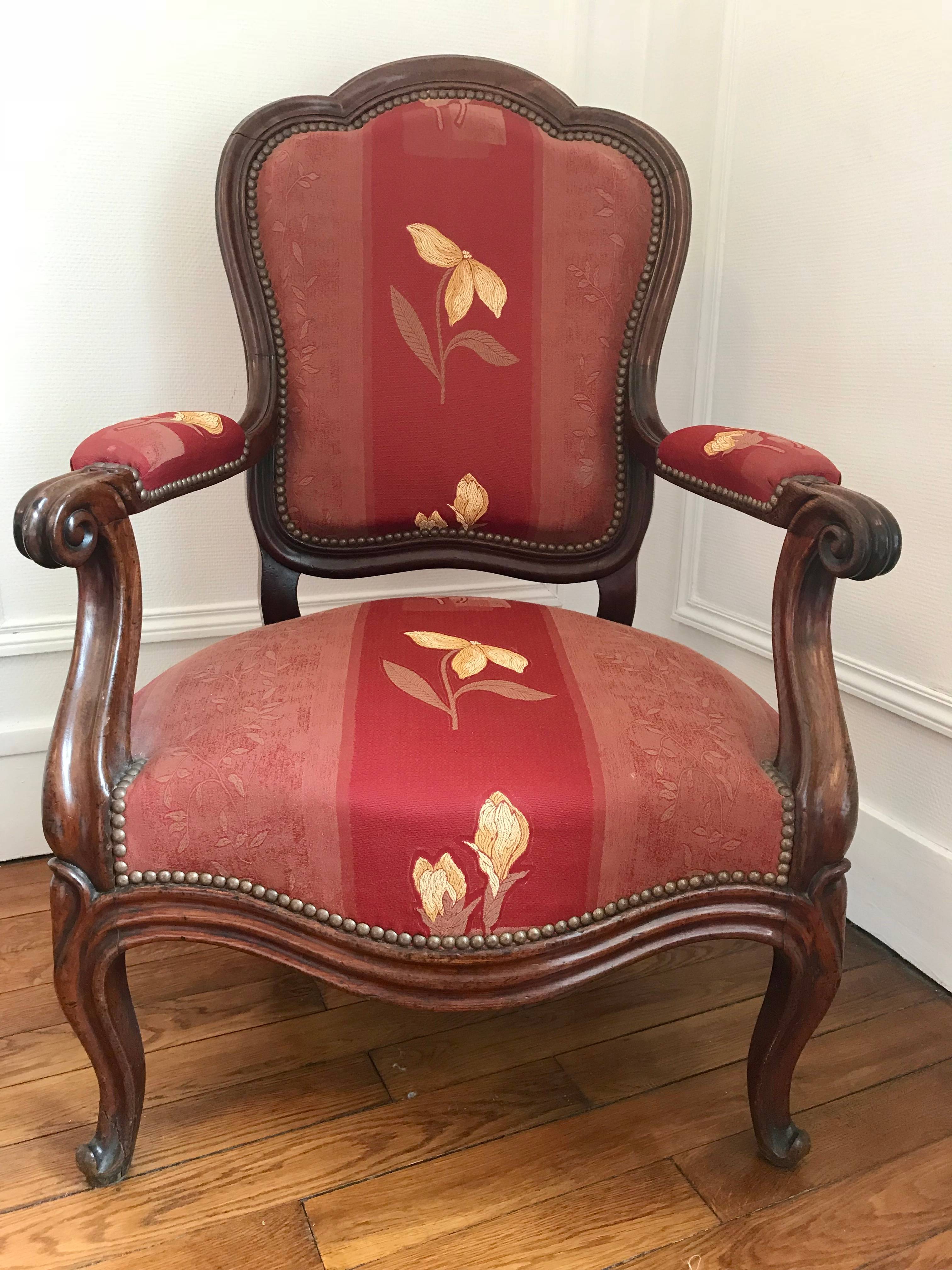 Vends fauteuil ancien Louis Philippe