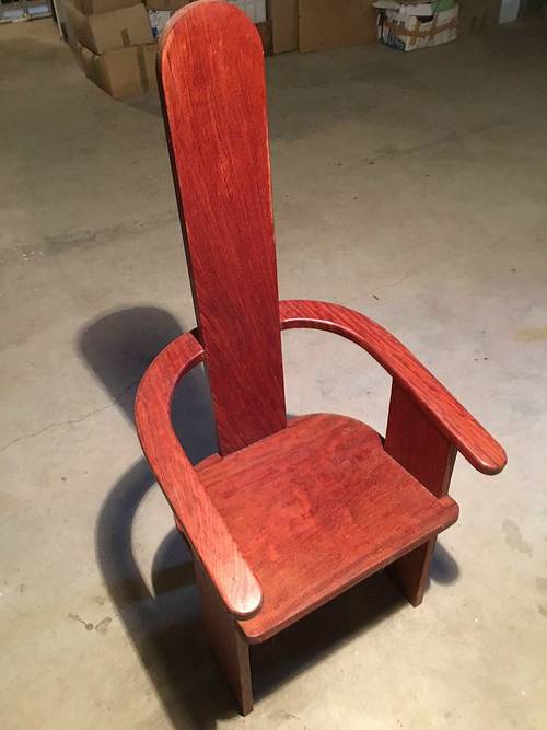 Vends fauteuils ethniques "Bubinga" massif - brut à monter (50 disponibles)