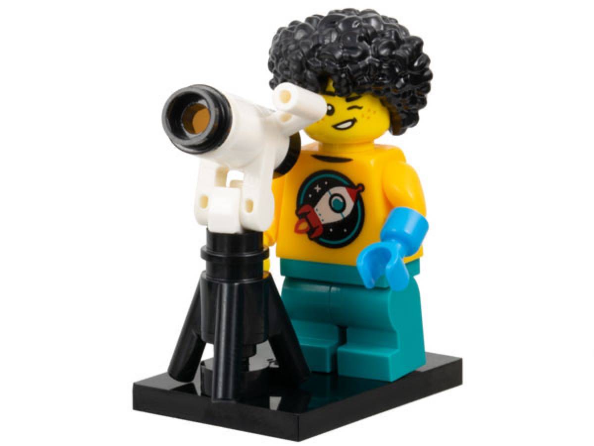 Vends figurine Lego Astronomer Kid, Series 27 (col27-4)