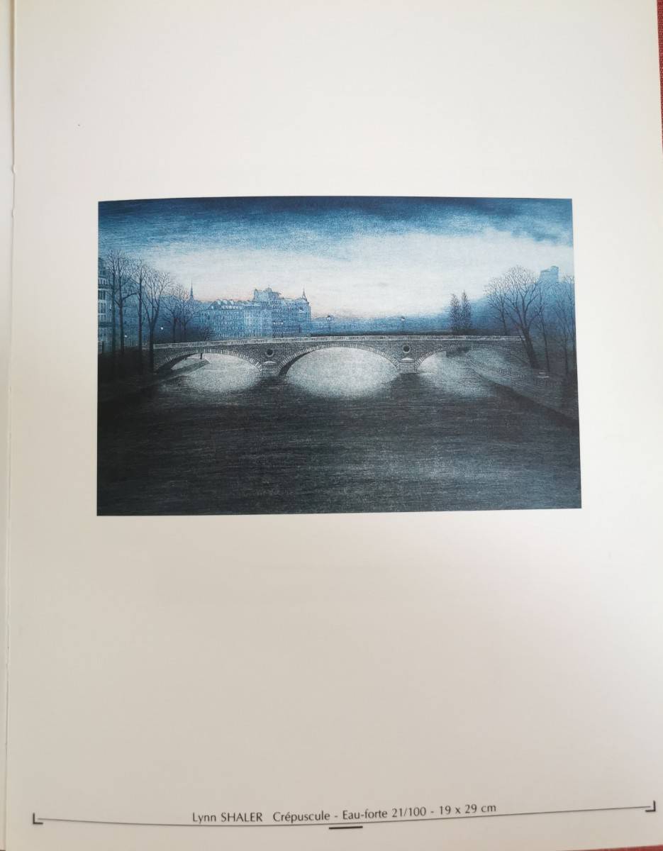 Vends eau forte numérotée de Lynn SHALER