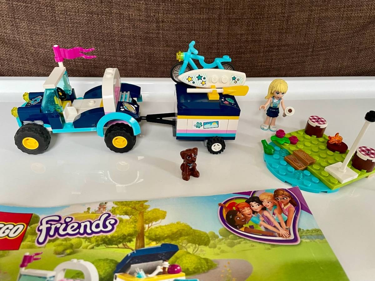 Vends Lego Friends 41364 - Stephanie’s Buggy & Trailer