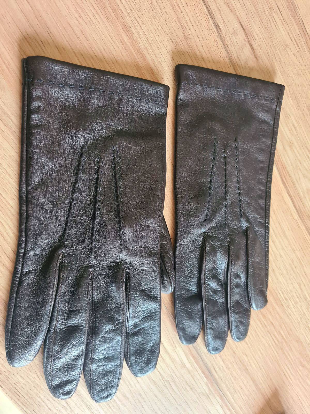 Paire de gants en cuir homme