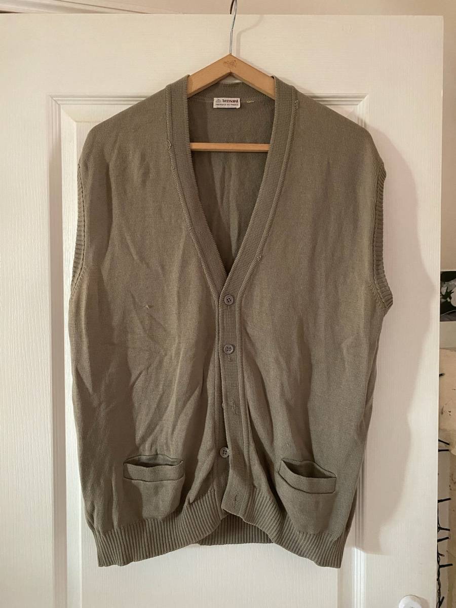 Vends gilet sans manches Bernard kaki clair
