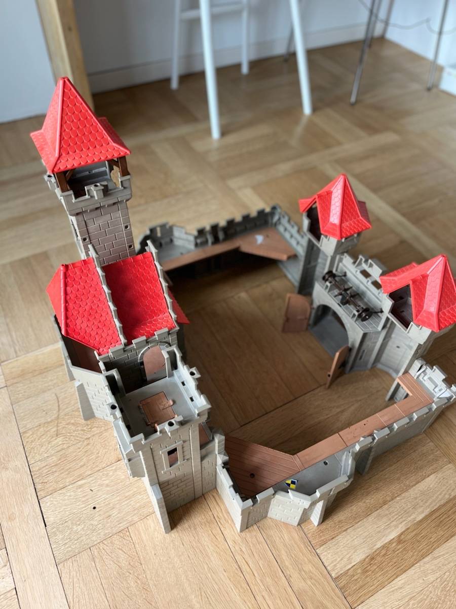 Pièce Détachée Playmobil - Toit Du Grand Château Royal 3268 - Occasion