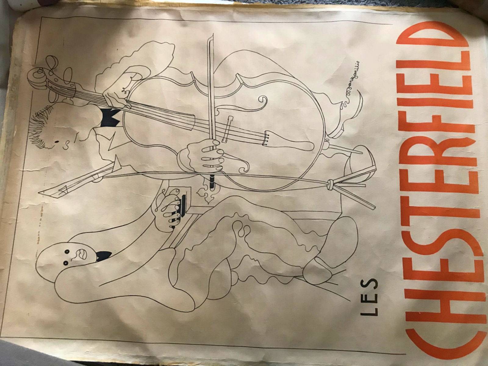 Vends grande affiche Margaritis