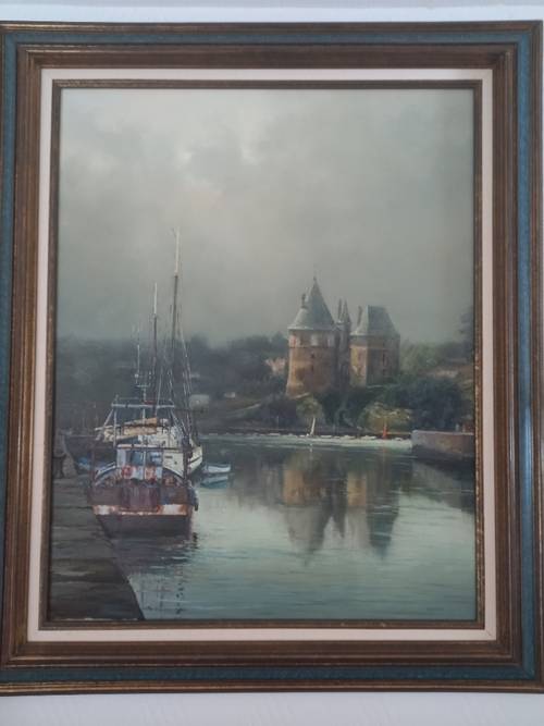 Vends grande et belle peinture de Michel Guillemot