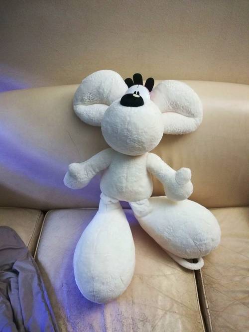 Vends grande peluche Diddl 60 cm