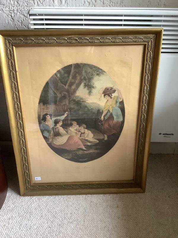 Vends une gravure anglaise ancienne