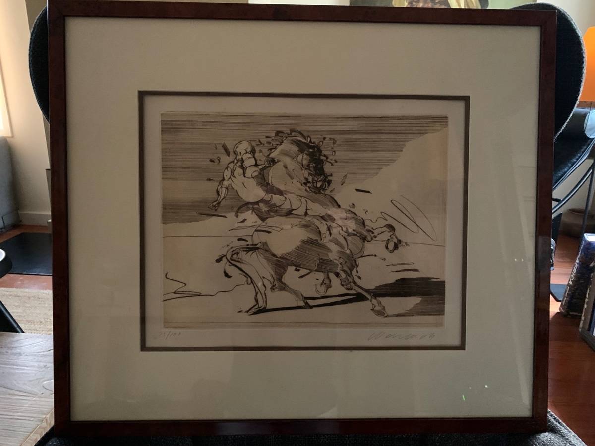 Vends très belle gravure encadrée de Weisbuch. Tirage 25/100