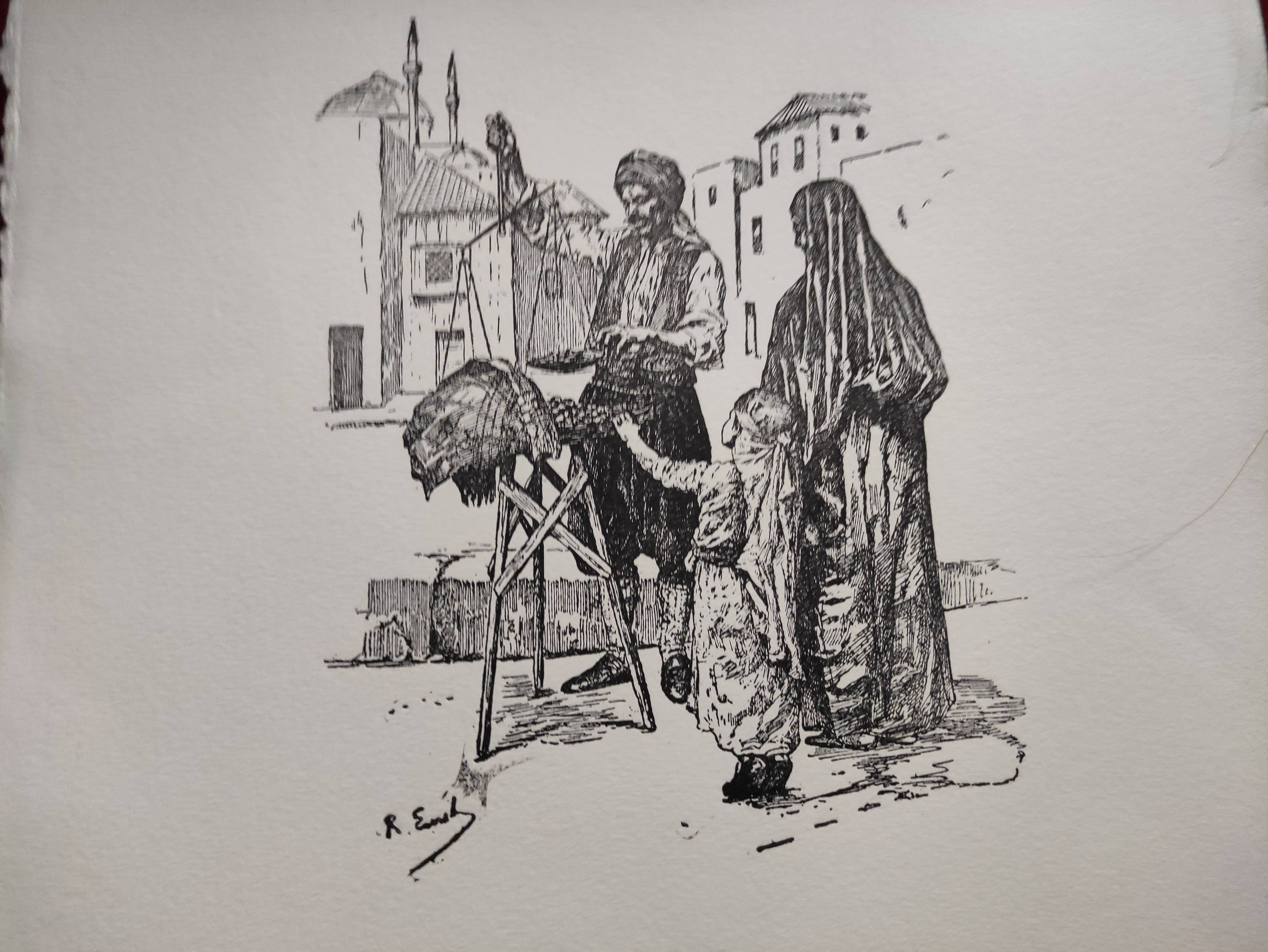 Vends gravure signée à encadrer
