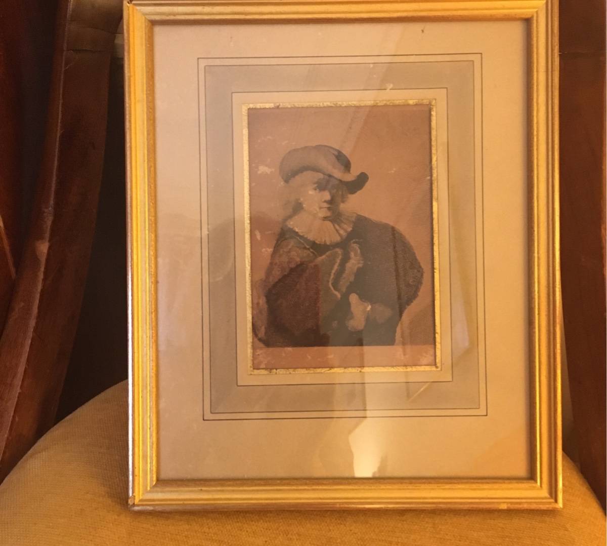 Vends gravure du XIXème portrait