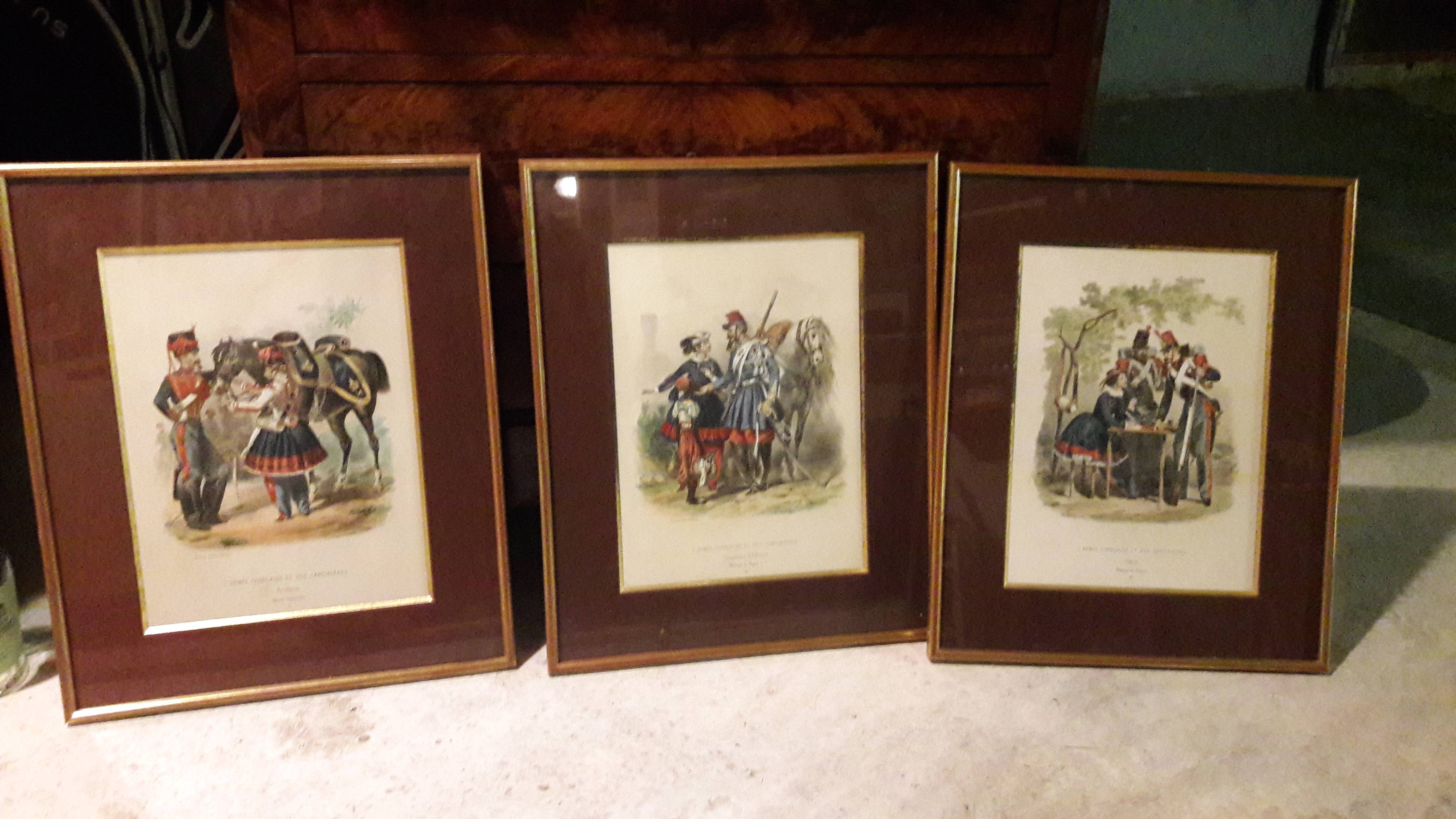 Vends gravures encadrées