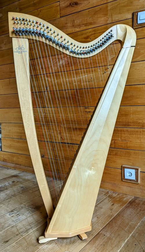 Vends harpe de concert Camac 34 cordes