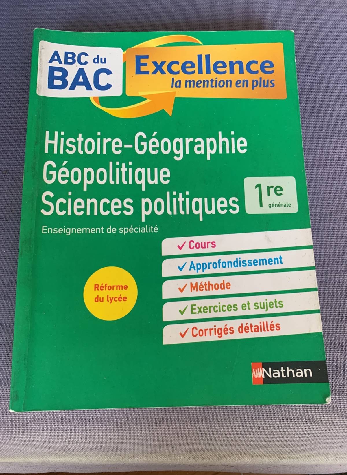 Vends ABC du bac HGGSP 1 ère sur Gens de Confiance