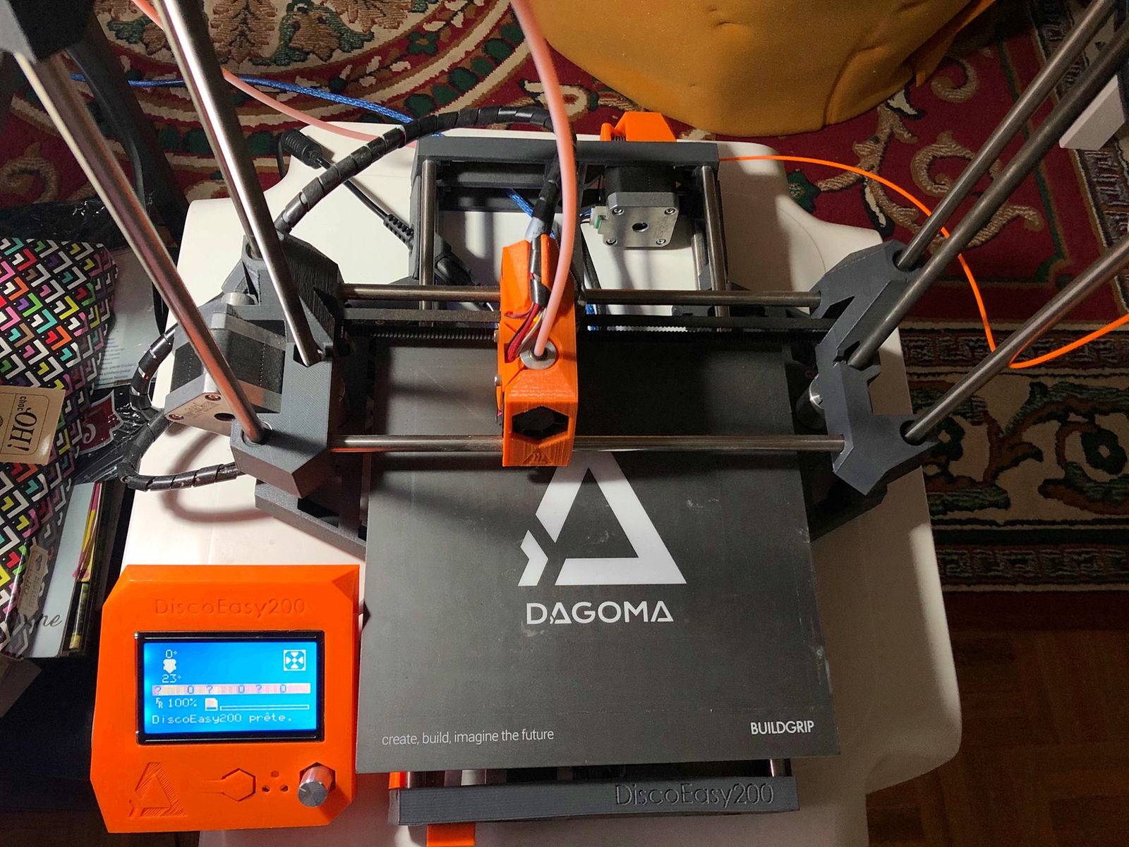 Imprimante 3D "Disco Easy 200" marque DAGOMA avec écran
