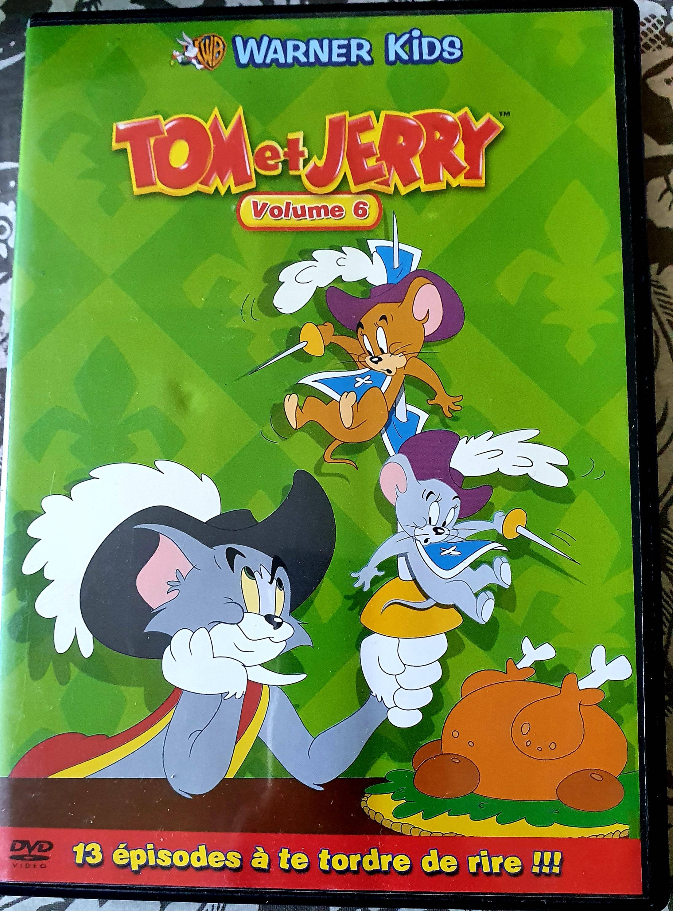 Vends DVD Tom et Jerry, de Warner kids, très bon état