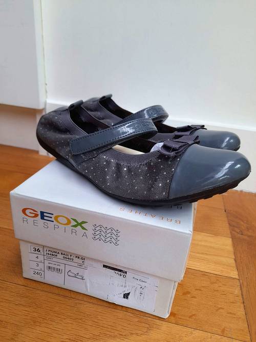 Vends de jolies ballerines grises GEOX – Taille 36