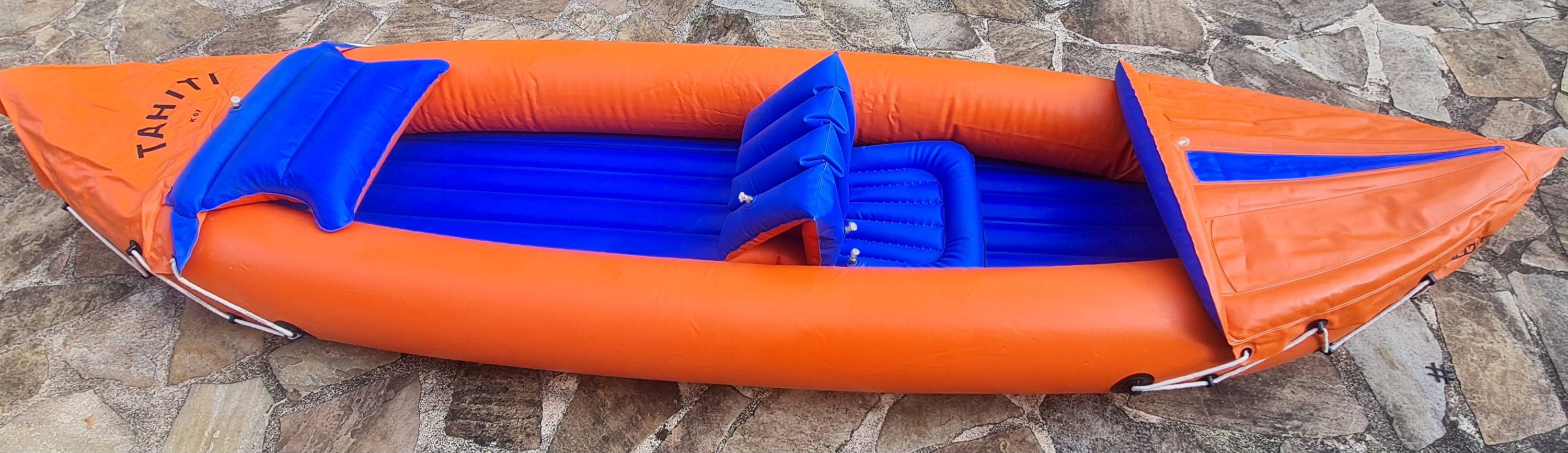 Vends kayak pneumatique avec pagaies et gonfleur