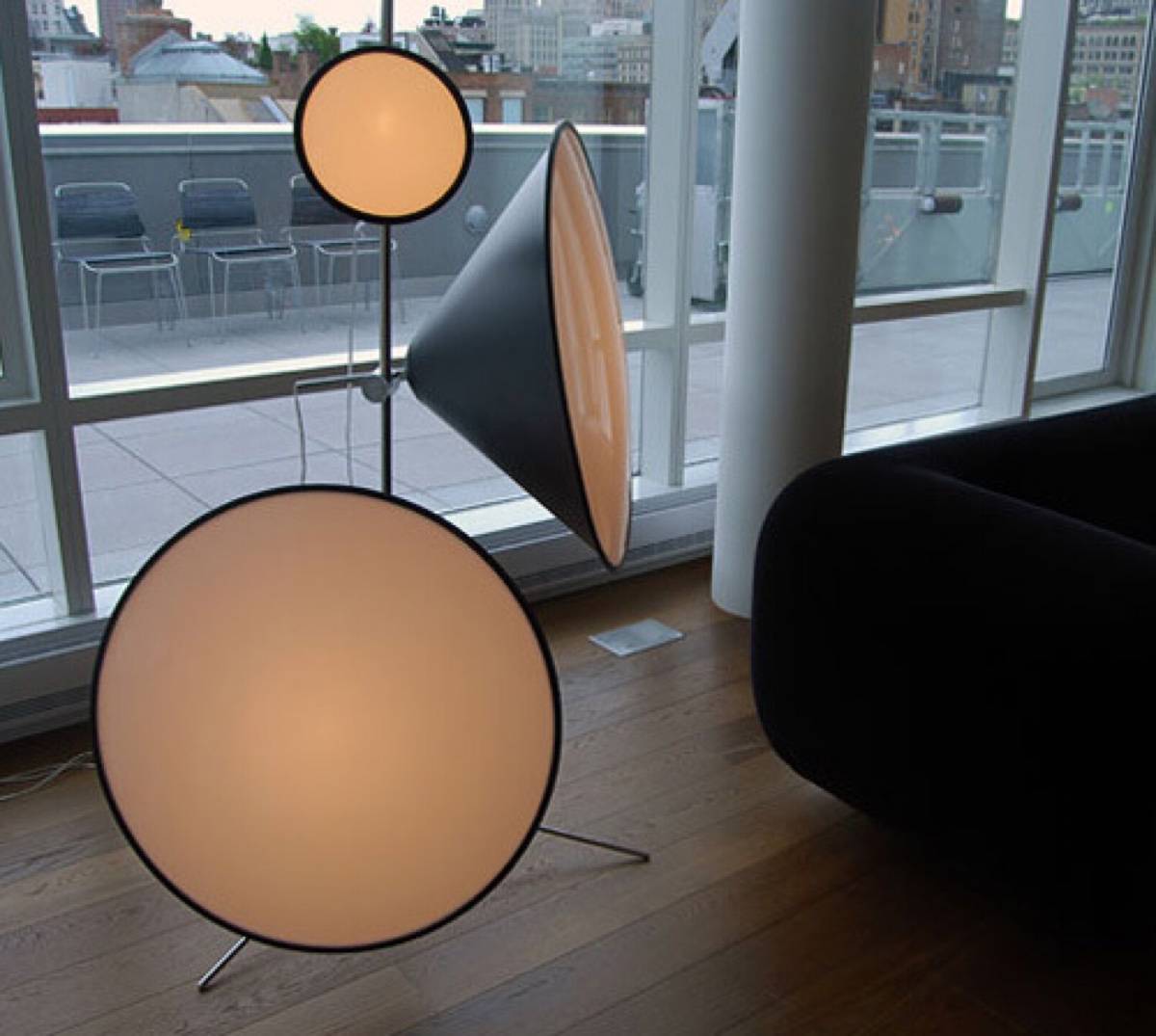 Vends Lampadaire 3 cônes designer Tom Dixon
