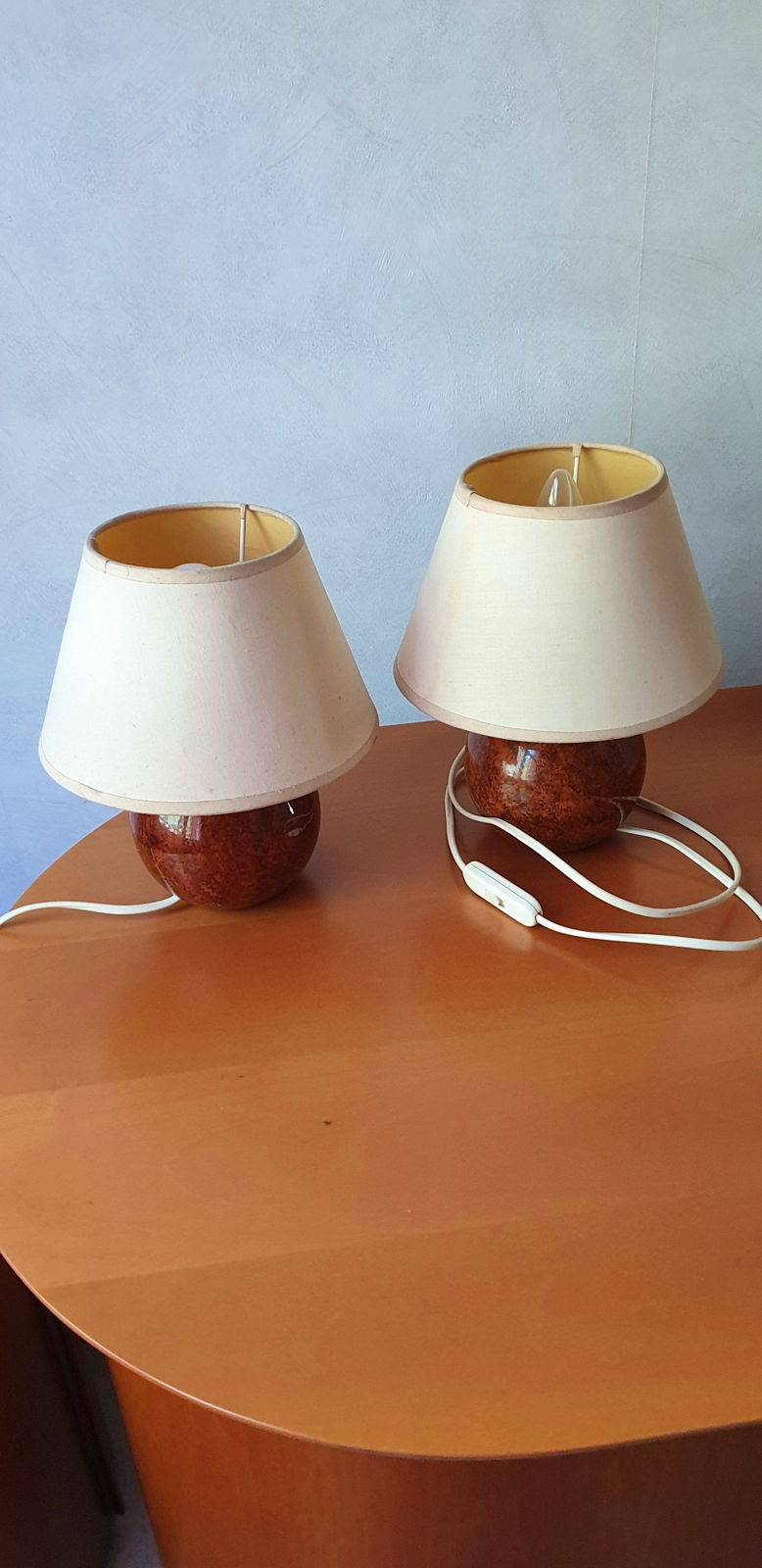 Vends lot de lampes chevet