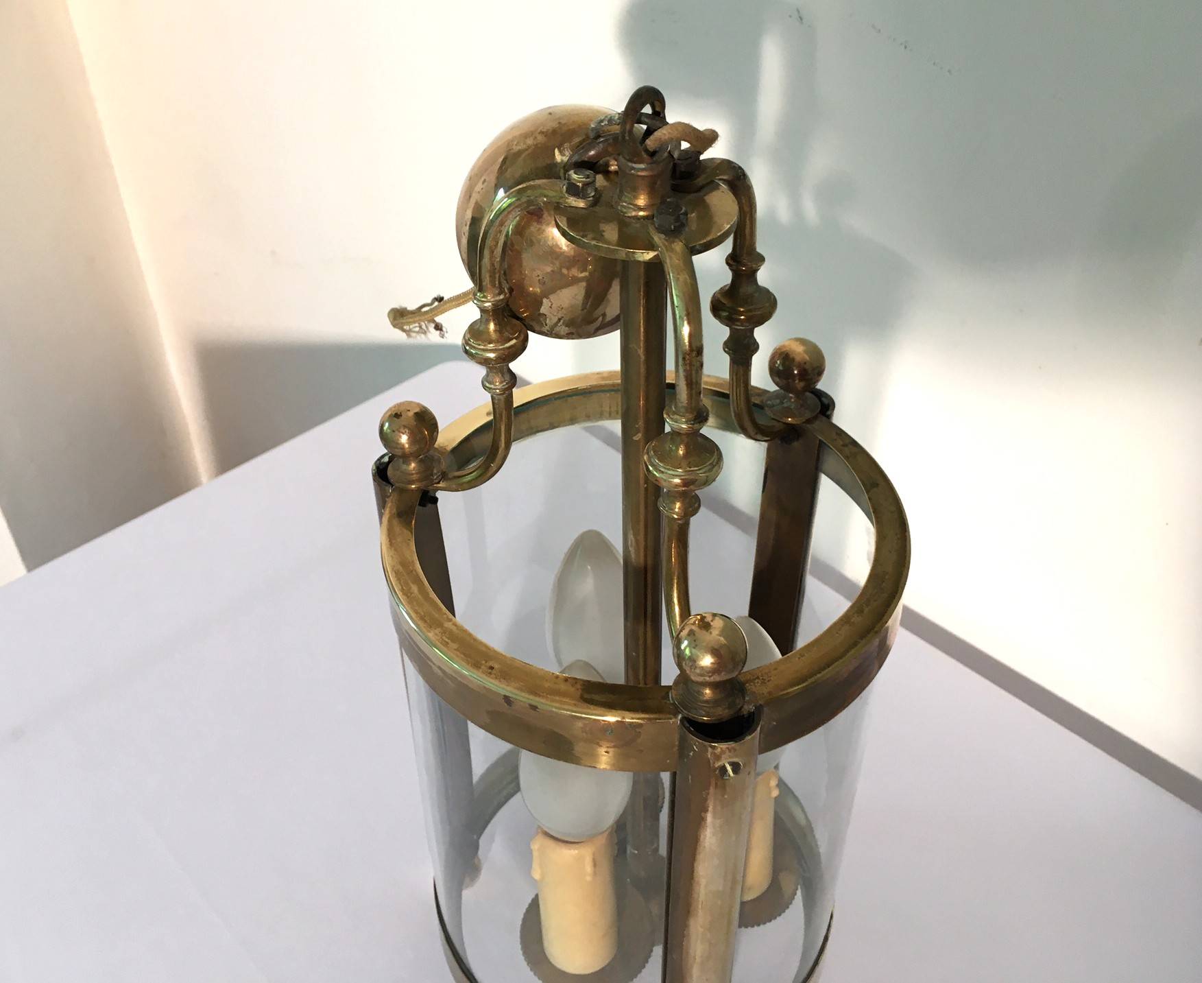 Vends lanterne de vestibule en laiton