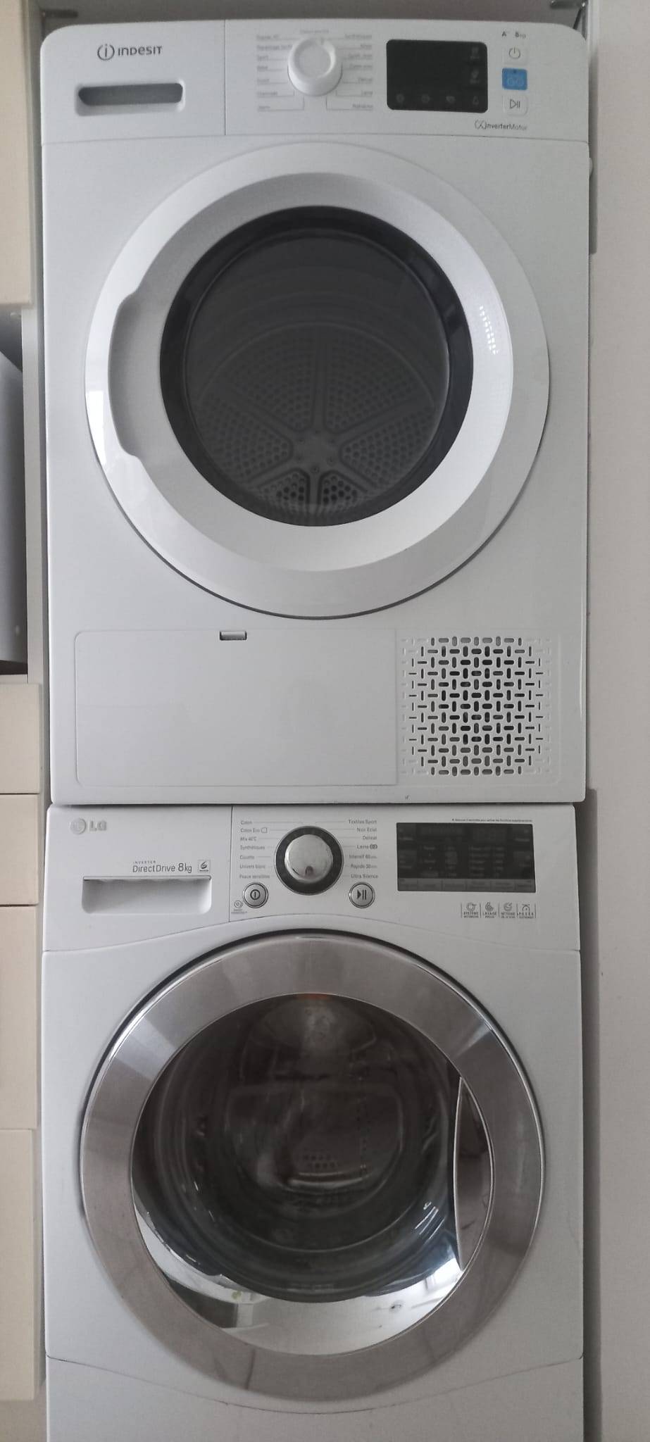 Vends pack lave linge + sèche linge