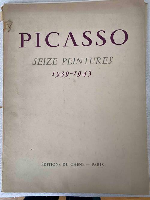 Vends livre d’art ancien : Picasso seize peintures 1939-1943