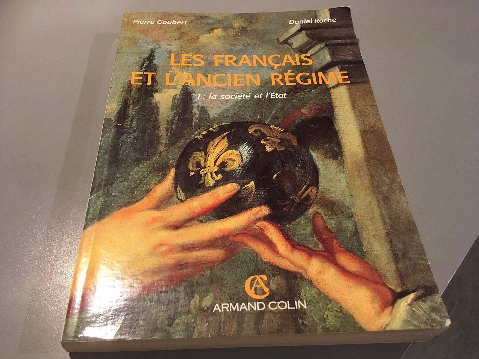 Vends livre sur les français et l’Ancien Régime