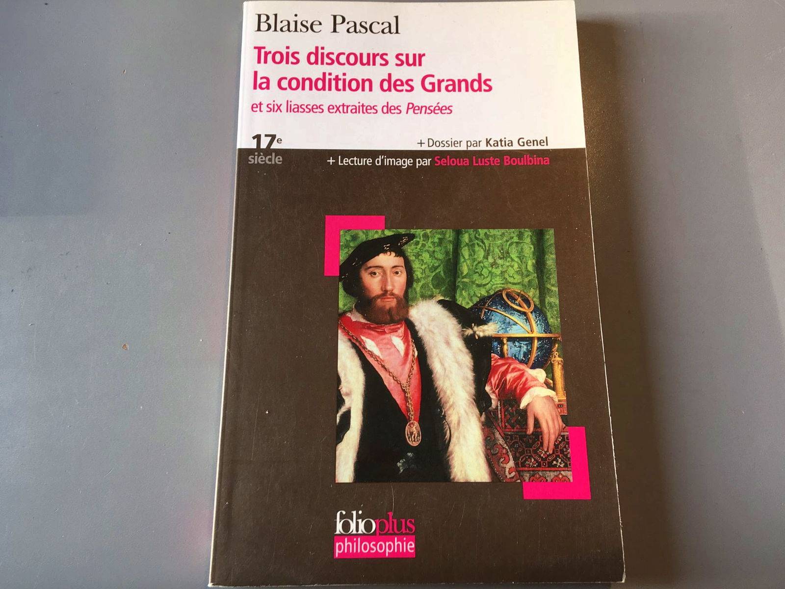 Vends Livre de philosophie : Trois discours sur la condition des Grand