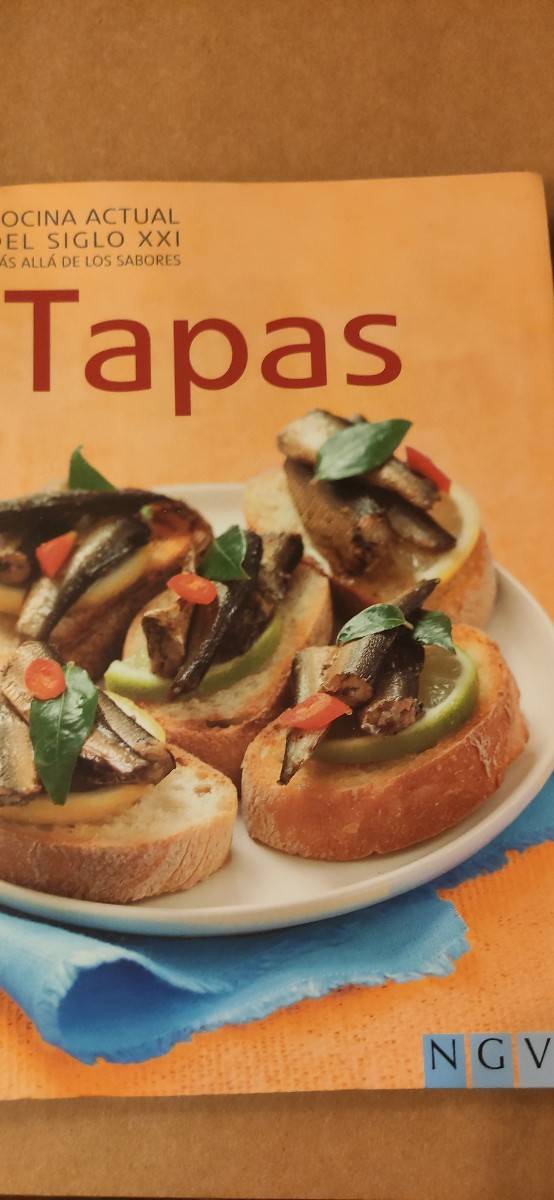 Vends livre "Tapas" en langue espagnole