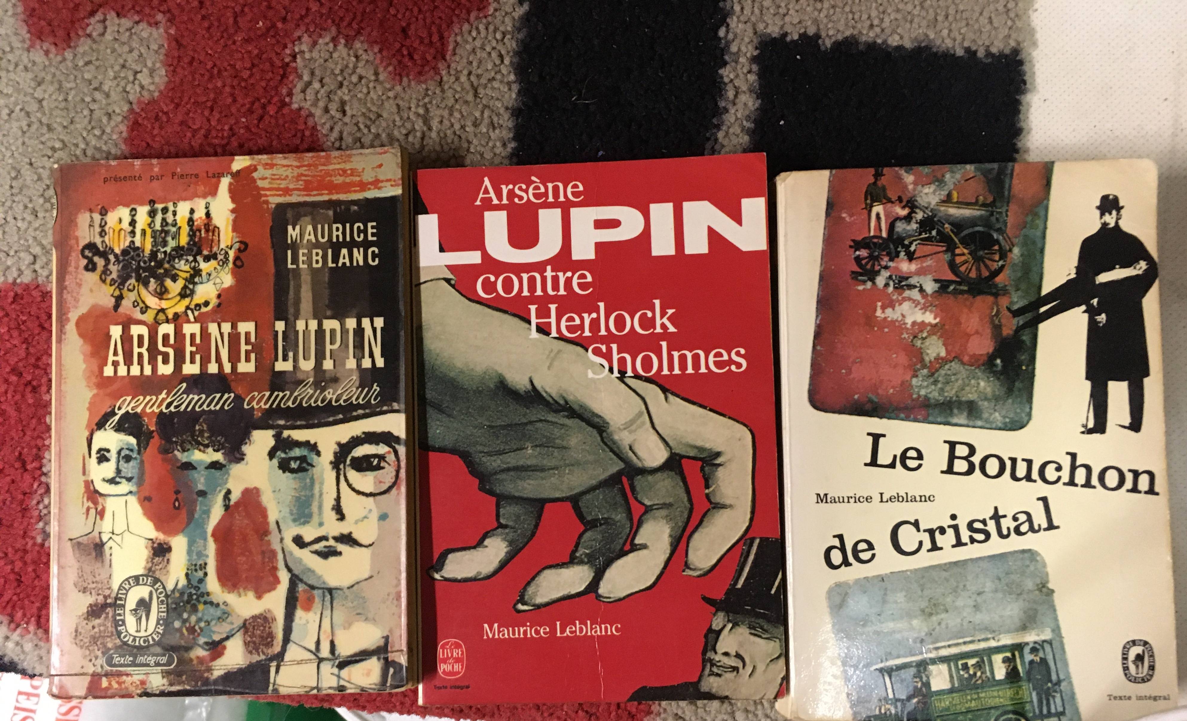 Vends livres Arsène Lupin de Maurice Leblanc sur Gens de Confiance